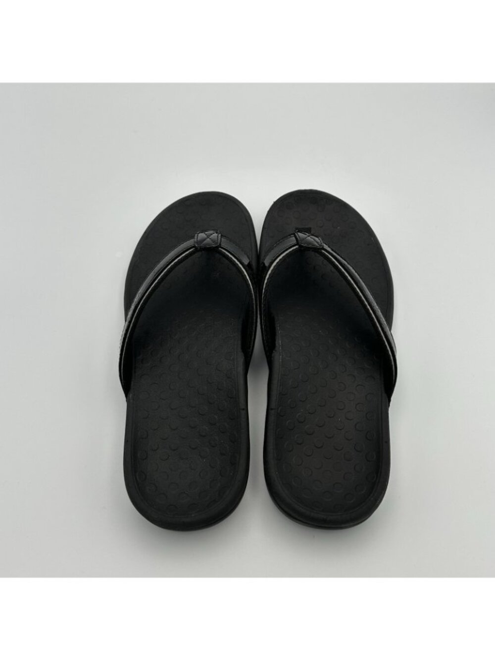 Vionic Tide II Toe Post Sandals Women's Size 8 US Black Flip Flop Slip On - Picture 5 of 13